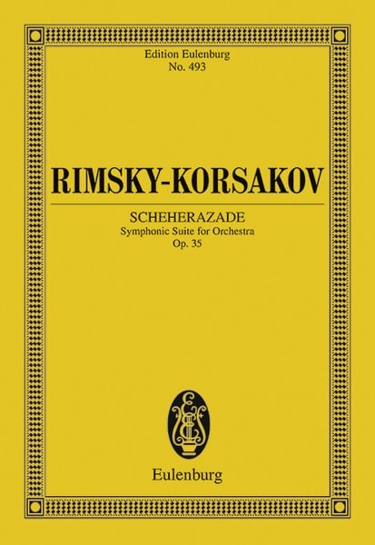 Rimsky-Korsakov: Scheherazade Opus 35 (Study Score) published by Eulenburg